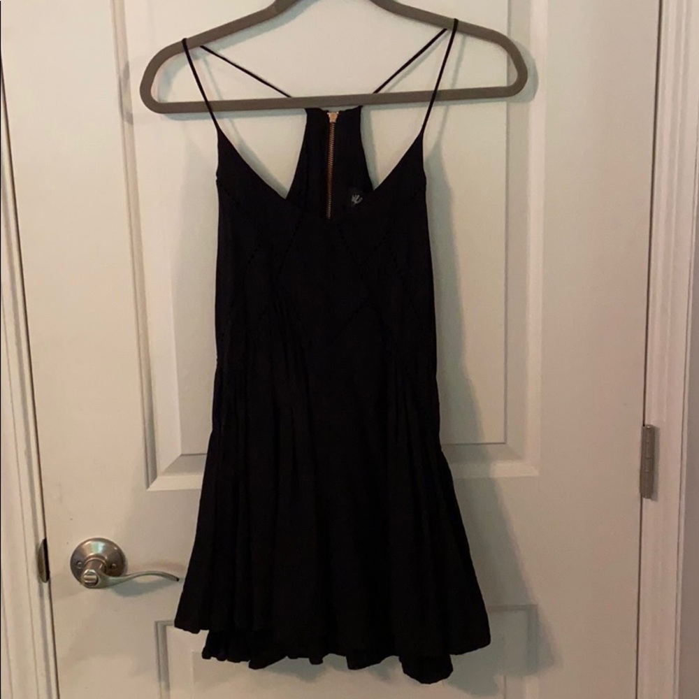 Black bohemian style dress